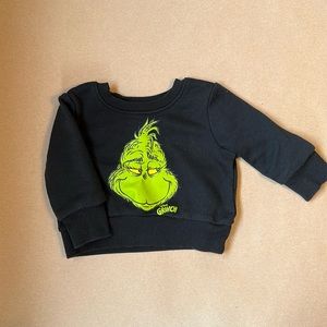 Festive Baby Sweatshirt with The Grinch 
- Size: 3-6 months